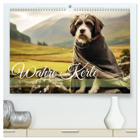 Wahre Kerle (hochwertiger Premium Wandkalender 2026 DIN A2 quer), Kunstdruck in Hochglanz