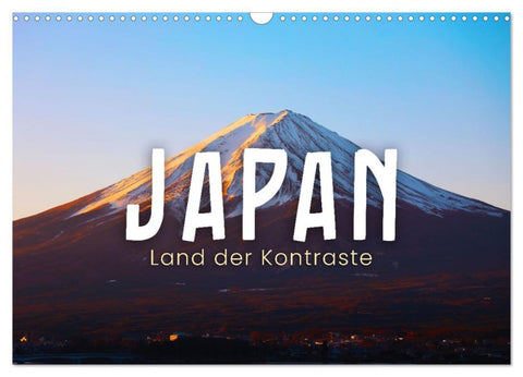 Japan - Land der Kontraste (Wandkalender 2026 DIN A3 quer), CALVENDO Monatskalender