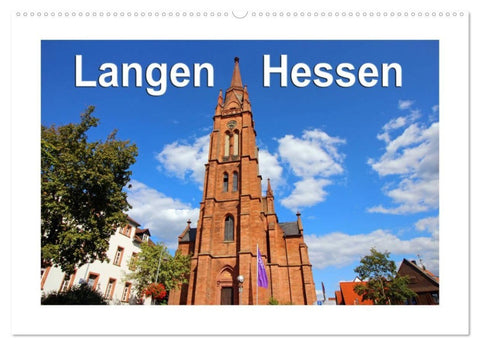 Langen - Hessen (Wandkalender 2027 DIN A2 quer), CALVENDO Monatskalender