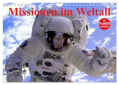Missionen im Weltall (Wandkalender 2026 DIN A4 quer), CALVENDO Monatskalender