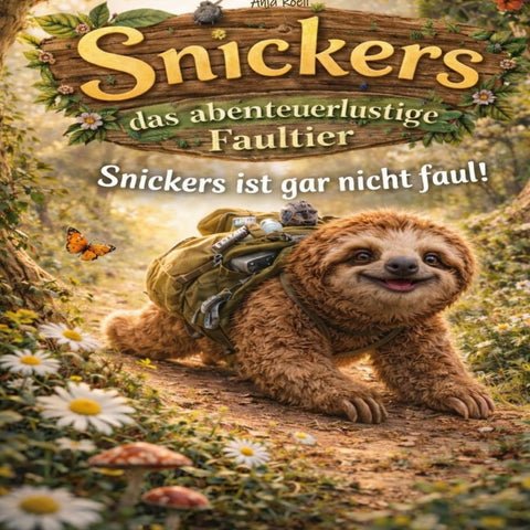 Snickers, das abenteuerlustige Faultier