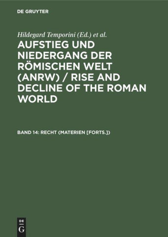 Recht (Materien [Forts.])
