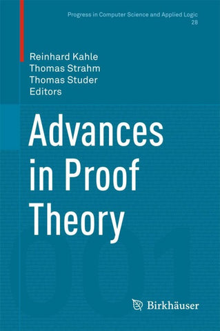 Advances in Proof Theory