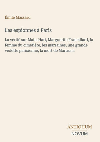 Les espionnes à Paris