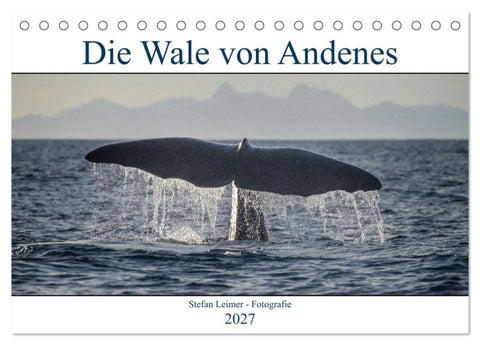 Die Wale von Andenes (Tischkalender 2027 DIN A5 quer), CALVENDO Monatskalender