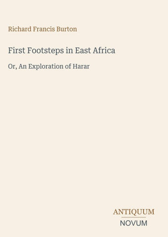 First Footsteps in East Africa
