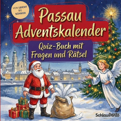 Passau-Adventskalender: Quiz-Buch mit Fragen und Rätsel