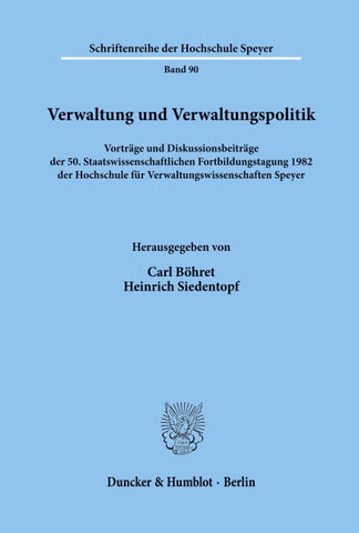 Verwaltung und Verwaltungspolitik.