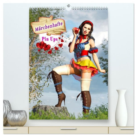 Märchenhafte Pin Ups (hochwertiger Premium Wandkalender 2027 DIN A2 hoch), Kunstdruck in Hochglanz