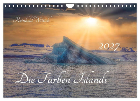 Die Farben Islands (Wandkalender 2027 DIN A4 quer), CALVENDO Monatskalender