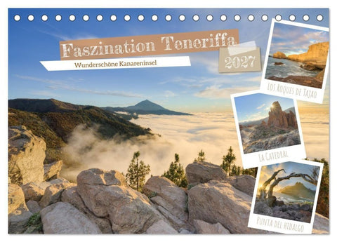 Faszination Teneriffa (Tischkalender 2027 DIN A5 quer), CALVENDO Monatskalender