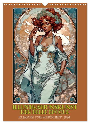 Illustrationskunst der Belle Époque (Wandkalender 2026 DIN A3 hoch), CALVENDO Monatskalender
