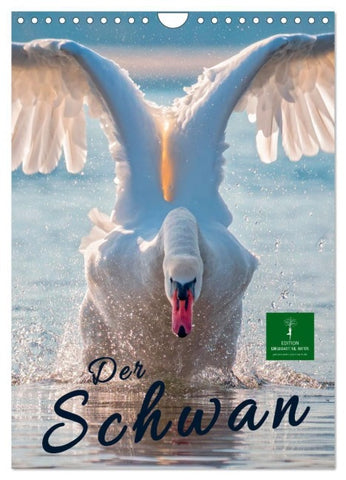 Der Schwan (Wandkalender 2027 DIN A4 hoch), CALVENDO Monatskalender