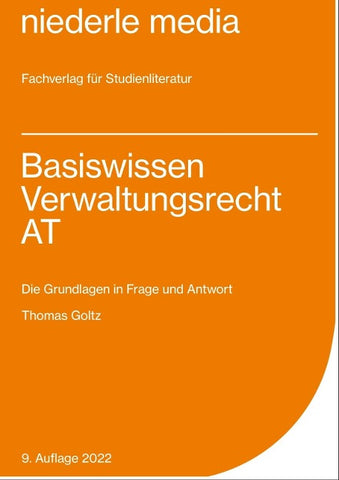 Basiswissen Verwaltungsrecht AT - 2023