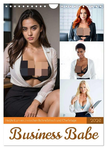 Business Babe (Wandkalender 2026 DIN A4 hoch), CALVENDO Monatskalender