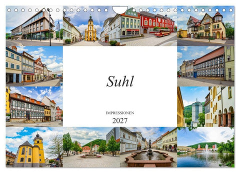 Suhl Impressionen (Wandkalender 2027 DIN A4 quer), CALVENDO Monatskalender