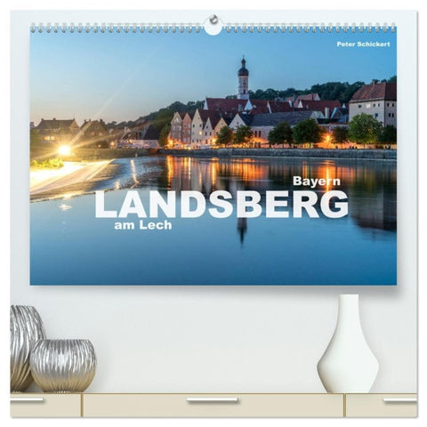 Landsberg am Lech (hochwertiger Premium Wandkalender 2026 DIN A2 quer), Kunstdruck in Hochglanz