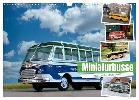 Miniaturbusse (Wandkalender 2027 DIN A3 quer), CALVENDO Monatskalender