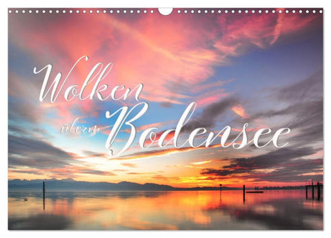 Wolken überm Bodensee (Wandkalender 2026 DIN A3 quer), CALVENDO Monatskalender
