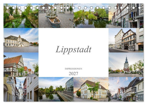 Lippstadt Impressionen (Tischkalender 2027 DIN A5 quer), CALVENDO Monatskalender