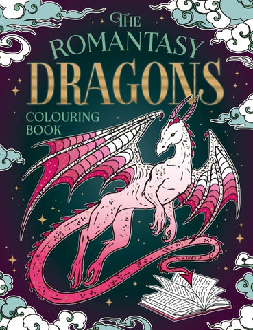 The Romantasy Dragons Colouring Book