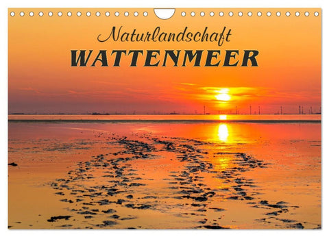 Naturlandschaft WATTENMEER (Wandkalender 2026 DIN A4 quer), CALVENDO Monatskalender