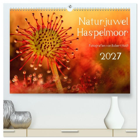 Naturjuwel Haspelmoor (hochwertiger Premium Wandkalender 2027 DIN A2 quer), Kunstdruck in Hochglanz