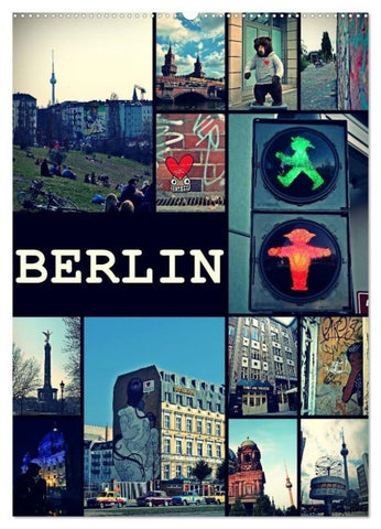 BERLIN / vertikal (Wandkalender 2027 DIN A2 hoch), CALVENDO Monatskalender
