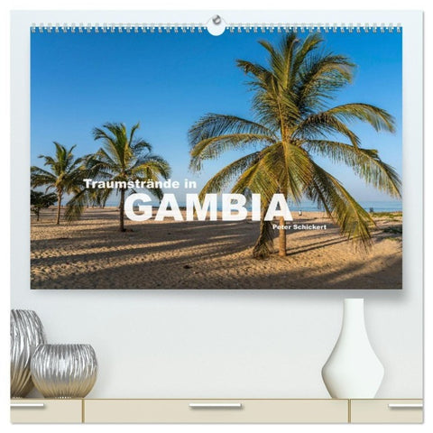 Traumstrände in Gambia (hochwertiger Premium Wandkalender 2027 DIN A2 quer), Kunstdruck in Hochglanz