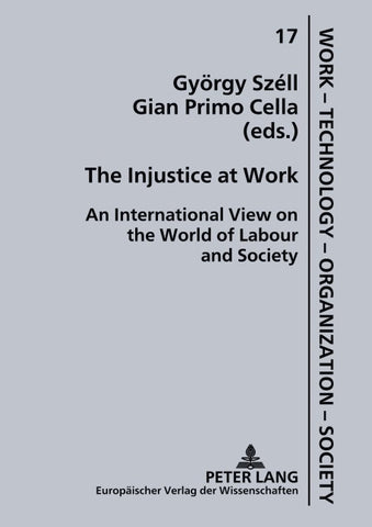 The Injustice at Work