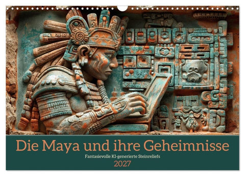 Die Maya und ihre Geheimnisse (Wandkalender 2027 DIN A3 quer), CALVENDO Monatskalender