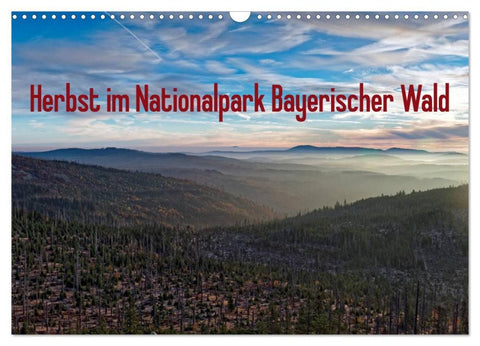 Herbst im Nationalpark Bayerischer Wald (Wandkalender 2026 DIN A3 quer), CALVENDO Monatskalender