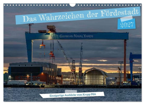Das Wahrzeichen der Fördestadt (Wandkalender 2027 DIN A3 quer), CALVENDO Monatskalender