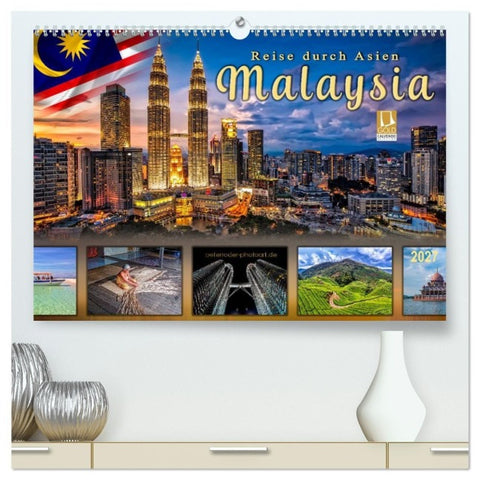 Reise durch Asien - Malaysia (hochwertiger Premium Wandkalender 2027 DIN A2 quer), Kunstdruck in Hochglanz
