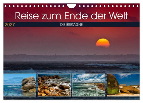 Die Bretagne - Eine Reise zum Ende der Welt (Wandkalender 2027 DIN A4 quer), CALVENDO Monatskalender