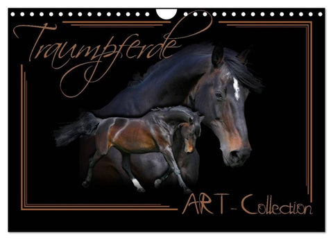 Traumpferde-ART-Collection (Wandkalender 2027 DIN A4 quer), CALVENDO Monatskalender