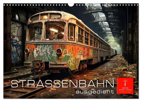 Straßenbahn ausgedient (Wandkalender 2026 DIN A3 quer), CALVENDO Monatskalender