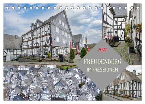 Freudenberg Impressionen (Tischkalender 2027 DIN A5 quer), CALVENDO Monatskalender