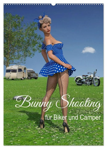 Bunny Shooting (Wandkalender 2027 DIN A2 hoch), CALVENDO Monatskalender