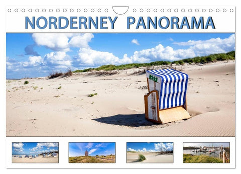 NORDERNEY PANORAMA (Wandkalender 2027 DIN A4 quer), CALVENDO Monatskalender
