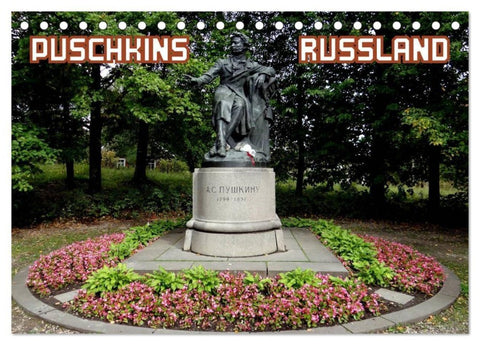 PUSCHKINS RUSSLAND (Tischkalender 2027 DIN A5 quer), CALVENDO Monatskalender