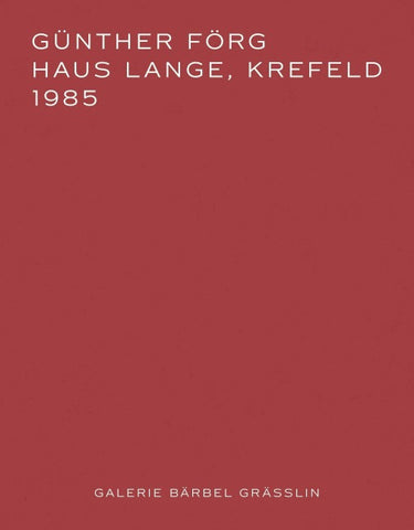 Günther Förg: Haus Lange, Krefeld 1985