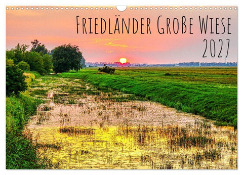 Friedländer Große Wiese (Wandkalender 2027 DIN A3 quer), CALVENDO Monatskalender