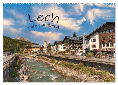 Lech - magic Arlberg (Wandkalender 2027 DIN A2 quer), CALVENDO Monatskalender