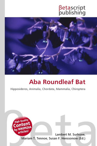 Aba Roundleaf Bat