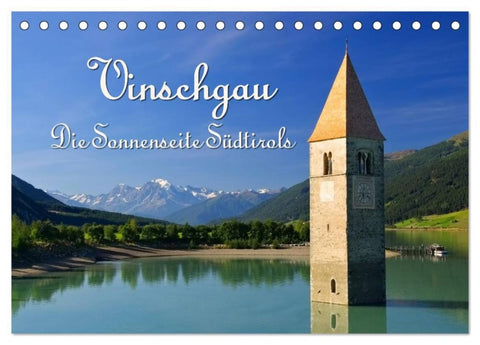 Vinschgau - Die Sonnenseite Südtirols (Tischkalender 2027 DIN A5 quer), CALVENDO Monatskalender
