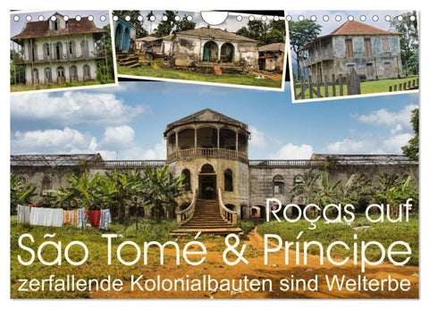 Roças auf São Tomé & Príncipe (Wandkalender 2027 DIN A4 quer), CALVENDO Monatskalender