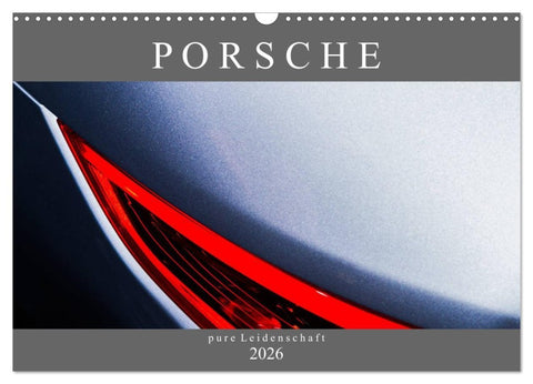 Porsche - pure Leidenschaft (Wandkalender 2026 DIN A3 quer), CALVENDO Monatskalender