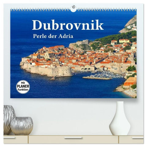 Dubrovnik - Perle der Adria (hochwertiger Premium Wandkalender 2026 DIN A2 quer), Kunstdruck in Hochglanz