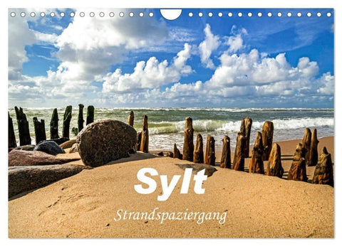 Sylt - Strandspaziergang (Wandkalender 2027 DIN A4 quer), CALVENDO Monatskalender